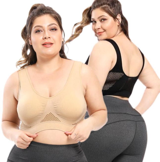 마르 진짜 편한 빅사이즈 노와이어 브라탑 2장세트