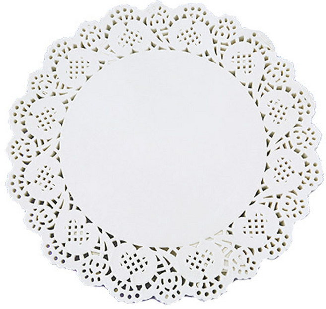 도나앤데코 도나 원형도일리 페이퍼 19cm, 크림 화이트, 200개