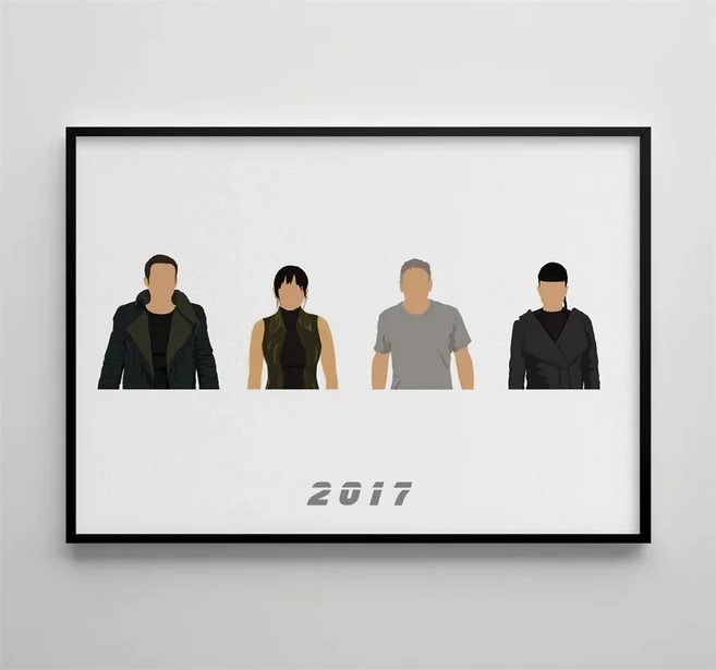 클래식 영화 TV 시리즈 Breaking Bad/The Sopranos/Top Gun 간단한 현대 집 벽 장식 그림 캔버스 포스터, 40x50cm No Frame, 3. 22 / D. 40x50cm No Frame