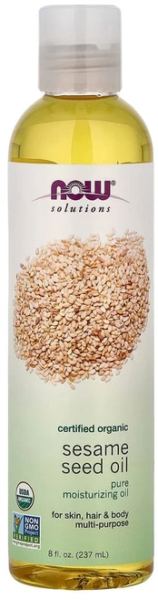 나우푸드 Now Solutions 인증 참깨 오일 237ml (8 fl oz), 1개 - 쿠팡
