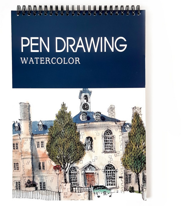 그림이좋은사람들 어반스케치 펜드로잉 수채화 컬러링북 시니어 취미미술 색칠공부