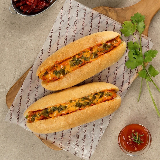 파미유 반미샌드위치(핫치킨) 1박스 10개, 140g