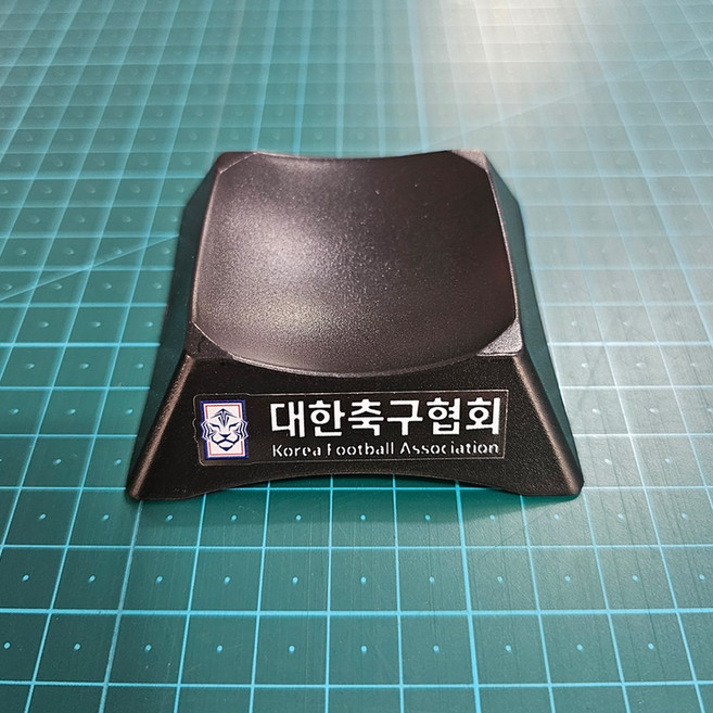 로쿠스 공 받침대 거치대 진열대 축구 농구 배구 정리 보관 볼 스탠드, 1개, 공 받침대 + 축구 협회 스티커 2개