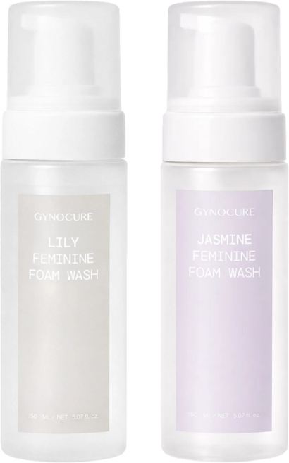 GYNOCURE 지노큐어 매일 쓰는 여성청결제 (백합1개 + 자스민1개), 2개, 150ml