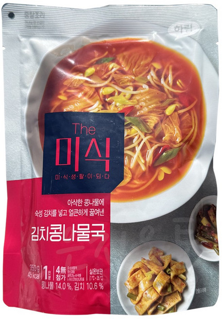 더미식 김치콩나물국, 350g, 10개
