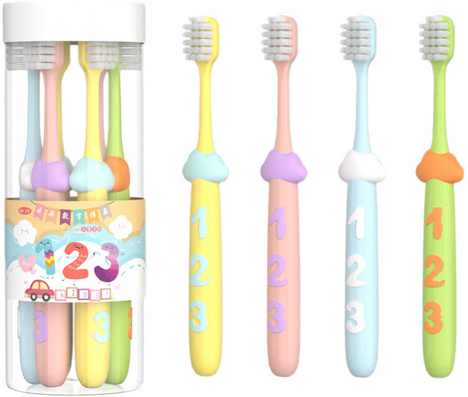 兒童牙刷 3-12歲適用 8支裝, 8個