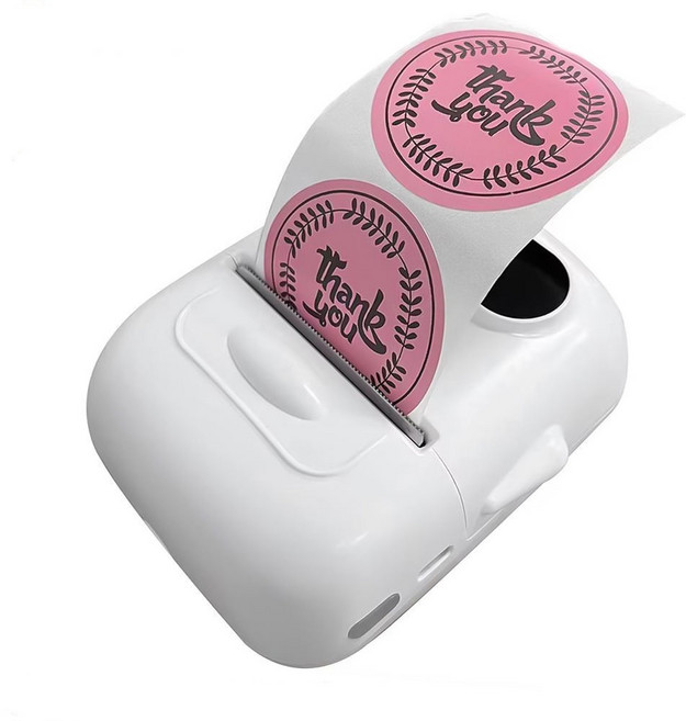 EXTEDRG 라벨프린터 12~50mm 용지 폭 지 호환 1200mAh 대용량 전지 스티커 라벨기 가정용 프린터기(라벨지 1개 포함), P50