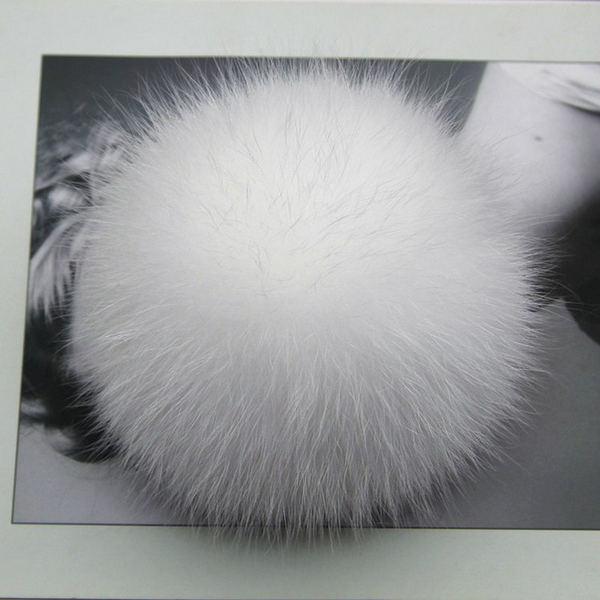 Makone 방울털모자 여우털 모자 옷 액세서리 모자헤드 장식품 보풀 DIY보풀 요가볼