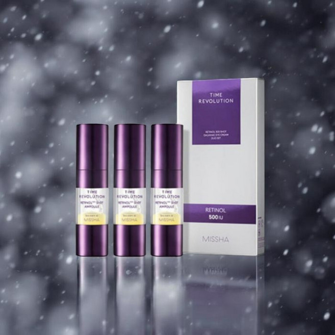 미샤 타임 레볼루션 레티놀 500샷 앰플 10ml (3개입), 기본(행사배송비x)