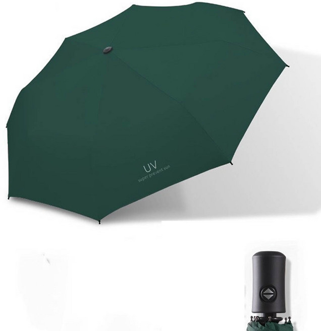 시크벤 초경량 UV 자외선차단 97cm 원터치 암막 3단 자동우산 양우산 우양산