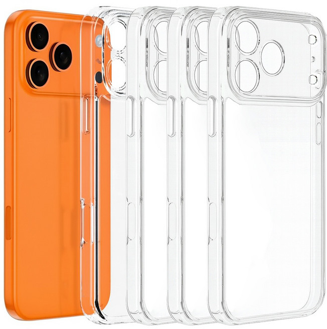 아이엔조이 슬림 카메라 보호 젤리 투명 케이스 4개