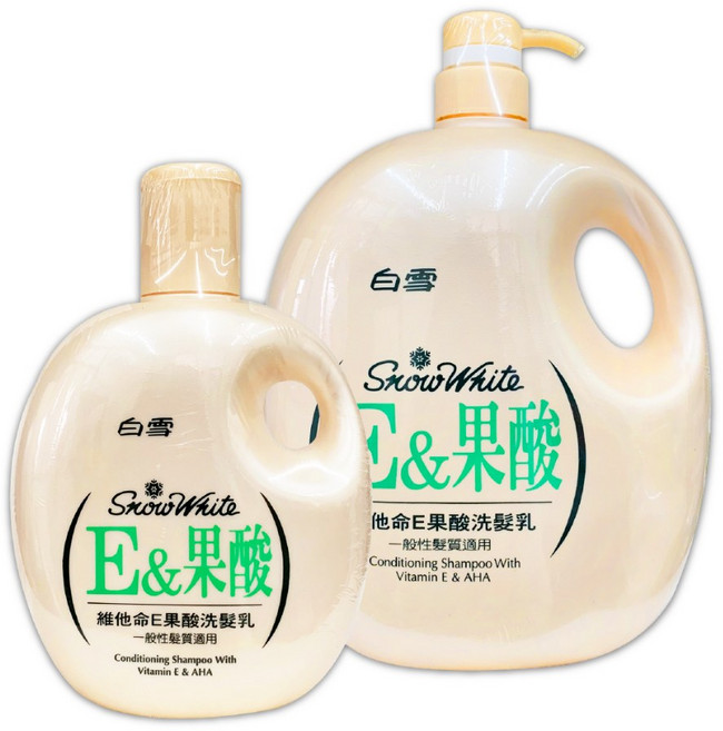 白雪 維他命E果酸沐浴乳 2000ml - 一般肌膚適用, 1個, 白雪維他命E果酸洗髮乳2000ml-蜜桃