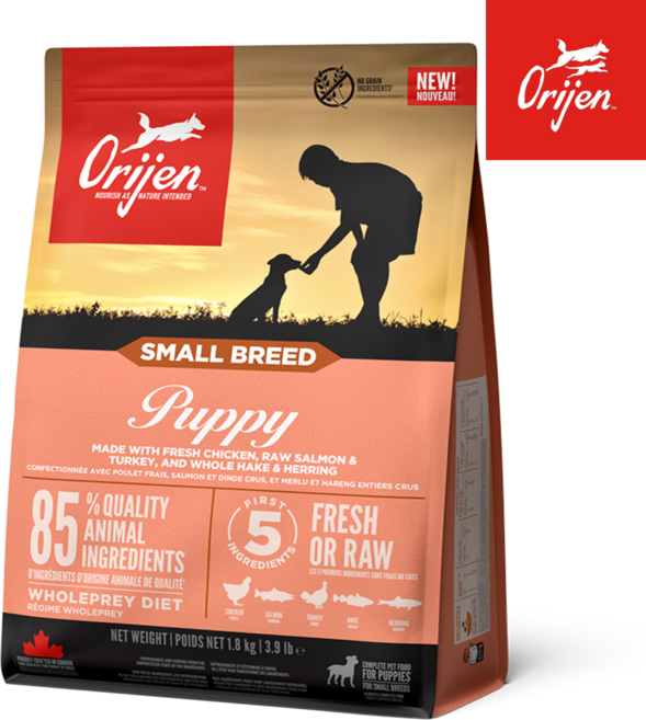 오리젠 스몰브리드 퍼피 1.8kg, 닭+칠면조, 1개