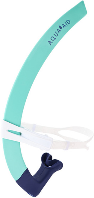 아쿠아에이드 센터스노클 자세교정 수영훈련 센타스노클, 그린블루