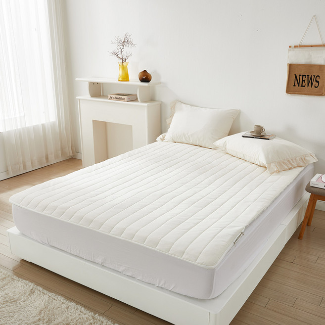 에스텔 순면 광목 온수매트커버 / S Q 두가지사이즈, S 아이보리