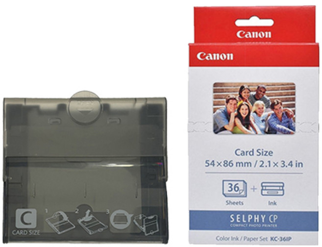 캐논 셀피 KC-36IP인화지+PCC-CP400 벌크 카세트 세트, KC-36IP 인화지+PCC-CP400[벌크]