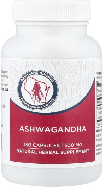 새해 첫좋은선물 Dairyland Ginseng 아슈와간다 500mg 캡슐 150정 제대로 할인합니다, DairylandGinseng아슈와간다500mg캡슐15, 1개 - 쿠팡