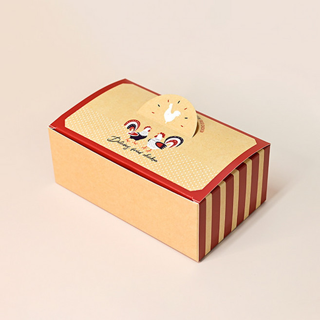 제이팩토리 통닭박스 치킨 포장상자 대, 1세트, 200개