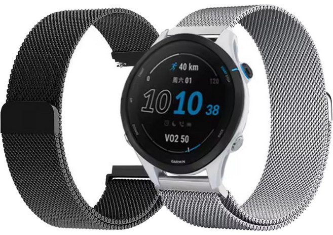 보이스캐디 T8 T7 T5 T6 G1 A1 A2 T-울트라 T11 T11 PRO T12 T12 PRO 뉴런 R21 T13 T13 pro 시계줄 스트랩 메쉬메탈스트랩, 1개, 메쉬메탈 스트랩 블랙