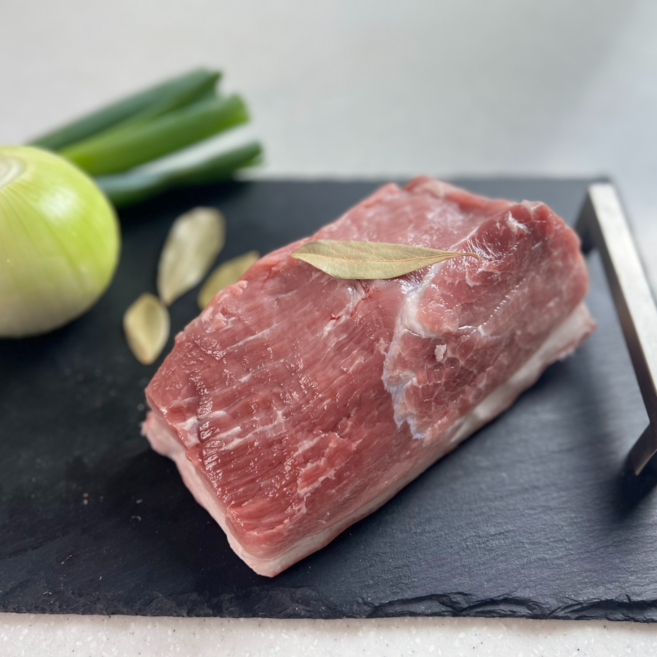 한푸짐 지리산흑돼지 버크셔 뒷다리살(후지) 대패 슬라이스 수육 보쌈 찌개 500g K푸드, 2. 수육용 500g, 1개