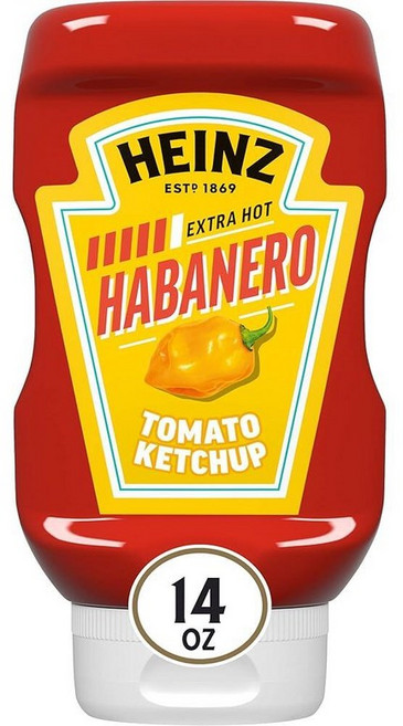 Heinz 토마토 케첩 피클 시즈닝 382.7g 13.5온스 병 265627, 14 Ounce (Pack of 1), 하바네로 토마토 케첩