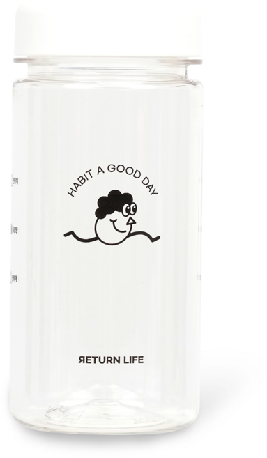 리턴라이프 쉐이크 전용 보틀 350ml 6종, 1개, 화이트