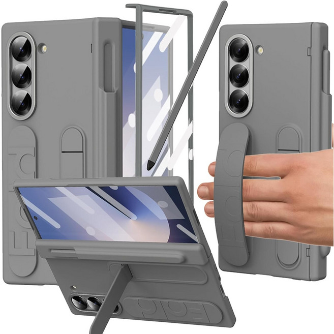 디상커 갤럭시 Z 폴드 6/7 보호필름 힌지보호 거치대 케이스+S펜