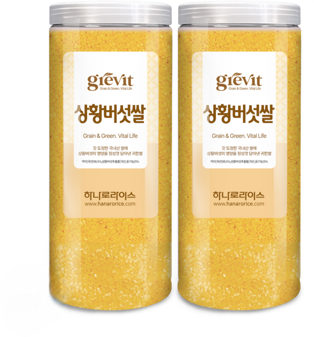 [그래빛] (1+1특가) 황금빛 영양 상황버섯쌀, 2개, 1.4kg