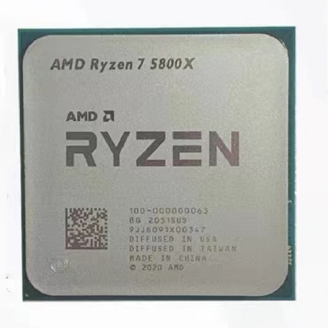 AMD 라이젠 7 5800X 3.8GHz~4.7GHz 8코어 16스레드 105W CPU 프로세서 L2=4MB 100-000000063 소켓, 08 R7 5800X