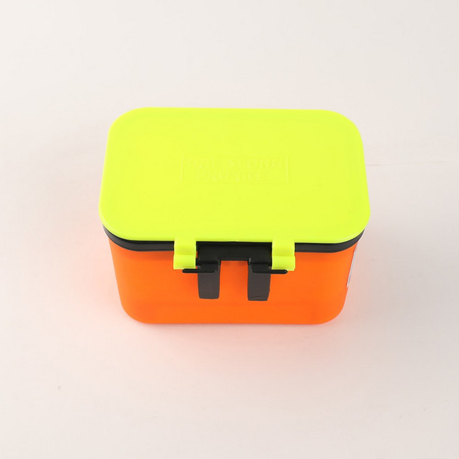 엔케이피싱 대성 이중 크릴 새우 미끼통 바다/민물 겸용 물빠짐 밑밥통 색상 랜덤 발송, 크릴미끼통(색상랜덤발송), 1개