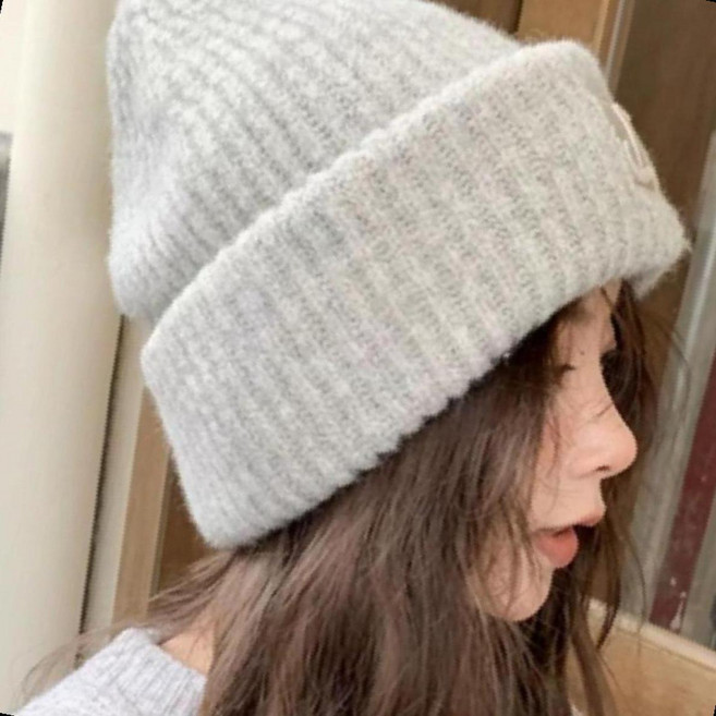 도톰비니 여성 겨울모자 뜨개 귀도리 방한 니트 털모자 벙거지 보온 데일리 패션모자