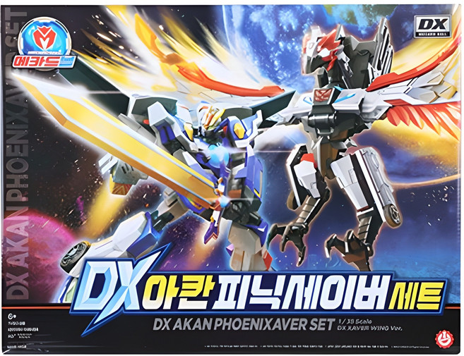 메카드볼 DX 아칸 피닉세이버 로봇장난감 세트, 혼합색상, 1개