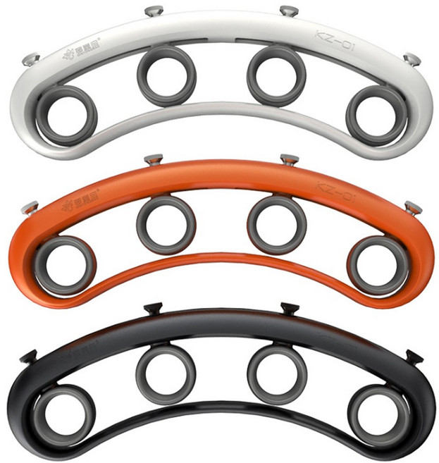 3D 조절형 손가락 스트레칭 찢기 너클 손가락 스트레칭 핑거스타일 기타 바이올린 악기, 화이트, 1개