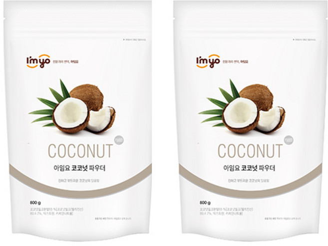 아임요 버블티파우더 코코넛, 800g, 1개입, 2개