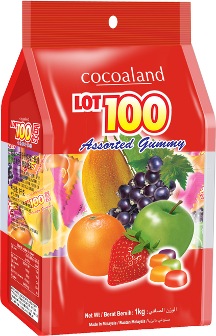 코코아랜드 LOT100 구미어쏘티드젤리, 1kg, 1개