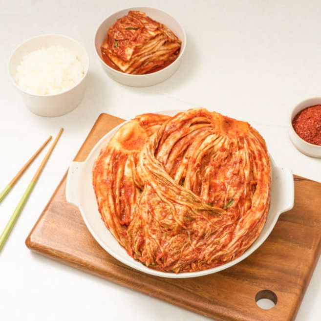 배추김치 포기김치 바로먹는 아삭한 밥반찬 3kg 5kg 한백김치, 1개