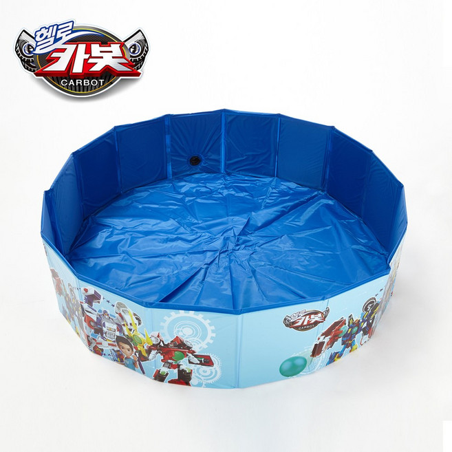 헬로카봇 사파리세이버 물놀이튜브, 헬로카봇 접이식 다용도 풀장 대형, 1개