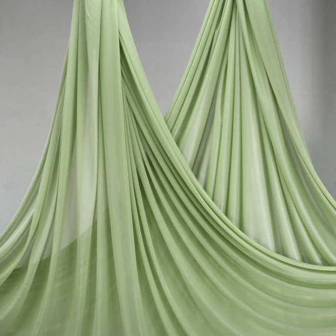 플라잉요가해먹 15m 공중 실크 스윙헬스장 해맥 홈 아웃도어 헬스 중력 방지 몸매 빌딩 필라테스 벨트, Bud green