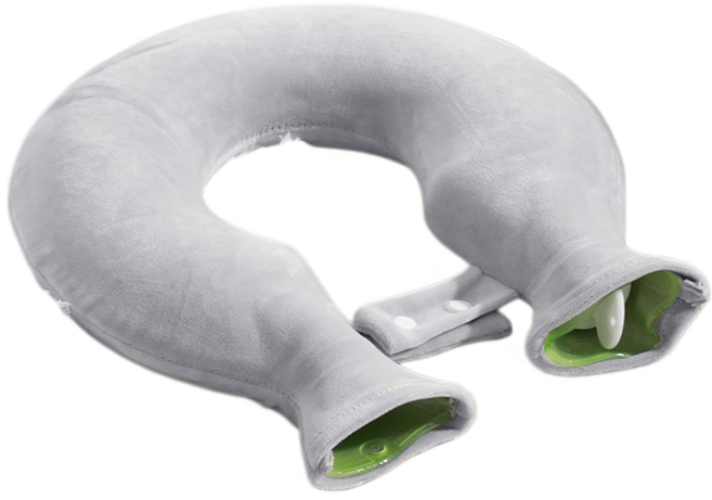 U型肩頸熱敷注水兩用保暖水袋 冷熱皆宜, 1個