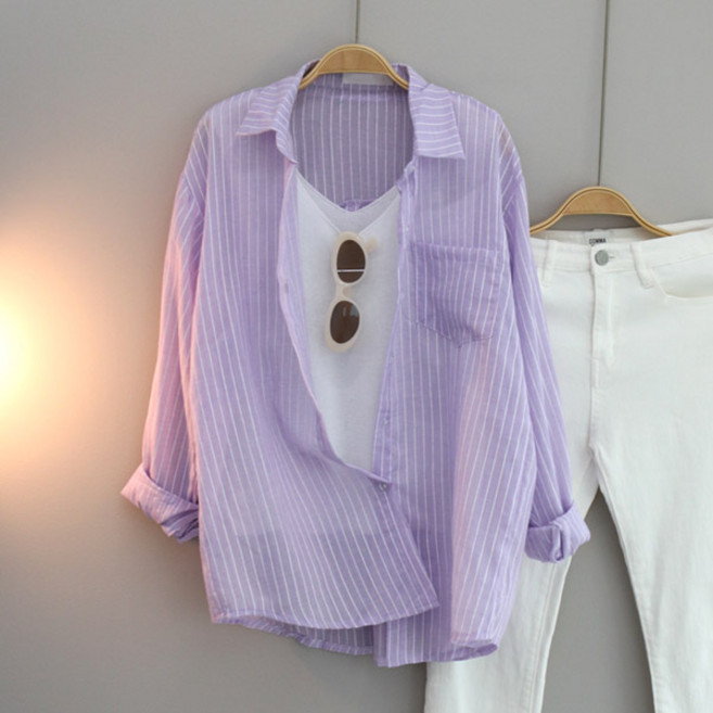 달콩 여성 롱셔츠 긴팔 자외선차단 데일리룩 햇빛차단 앤더슨ST롤업셔츠