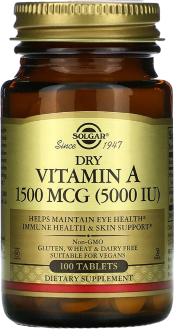 솔가 비타민A 5000IU 비타민C 레티닐팔미테이트 100정 X 1통, 1개