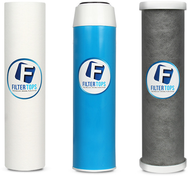 고품질 10인치 3단 하우징필터 전체세트/항균 염소 제거, 1개