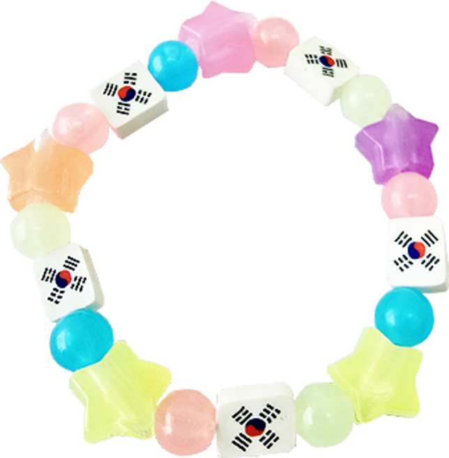 태극기팔찌 만들기 호국보훈 나라사랑만들기, 100개