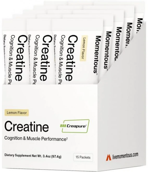 Momentous Creatine Monohydrate Powder - Creapure Creatine Powder - Supports Strength Lean Muscle, Lemon - 쿠팡