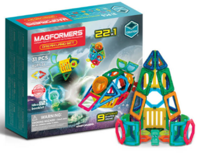 맥포머스 드림 랜드 세트 31p, COLOR 드림 랜드, 2세트