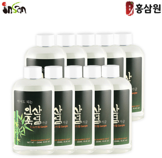 인산죽염 먹어도 되는 죽염 (액체), 10개, 250ml