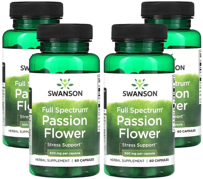 스완슨 풀 스펙트럼 시계꽃 500mg 캡슐 60, 4개, 60정 - 쿠팡