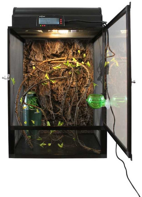 카멜레온 키우기 사육장 크레 도마뱀 렉사 은신처 절지류, 1. 화이트 케이지 32x32x46, 1개