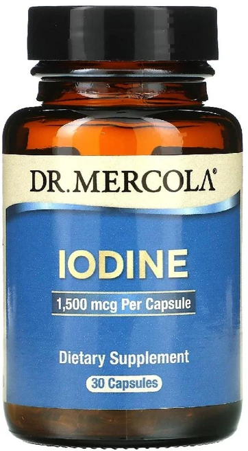 닥터머콜라 아이오딘 요오드 1500mcg 30캡슐 Iodine, 1팩, 30정 - 쿠팡