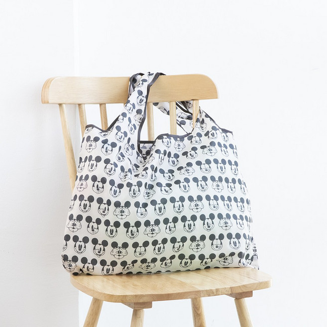 84x84 휴대용 접이식 장바구니 시장바구니 대형, 2.미키, 1개